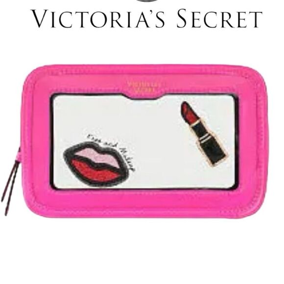 Victoria's Secret Cosmetic Case Clear Pink
Patches Beauty Travel Makeup … - Picture 1 of 17